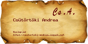 Csütörtöki Andrea névjegykártya